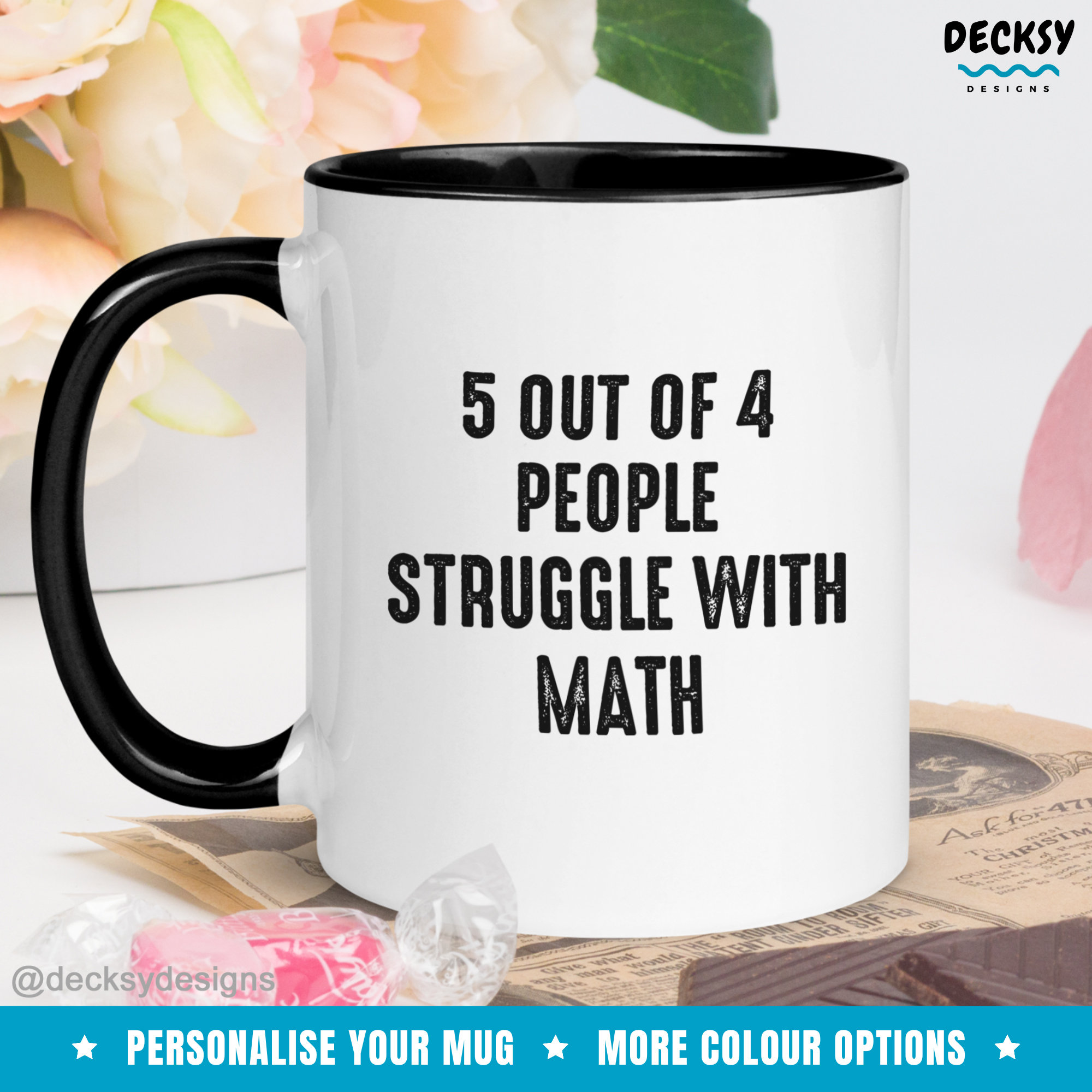 Math Pun Mug, Math Joke Mug, Mathematics Mug, Mathematician Gift, Funny ...