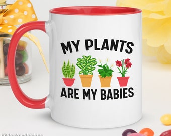 Regalo per gli amanti delle piante, Regalo per il giardiniere, Tazza per i genitori delle piante, Regalo personalizzato per la mamma delle piante da giardinaggio, Tazza per piante d'appartamento, Tazza personalizzata per piante da interno