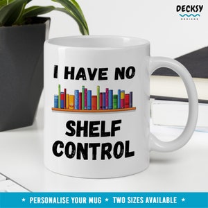 Book Lover Coffee Mug, Book worm Gifts, Personalised Mug for Reader, Custom Bibliophile Mug, Gift for Writer, Book Club Gift, Bookish Mug image 8