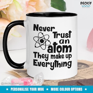 Physics Coffee Mug, Custom Gift for Physics Teacher, Funny Science Teacher Mug, Gift For Physicist, Mug For Scientist, Physics Student Mug