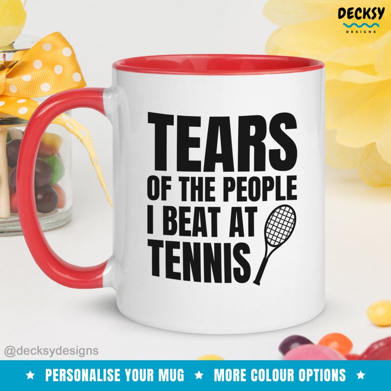 DecksyDesigns Tennis Mug - Thumbnail 2