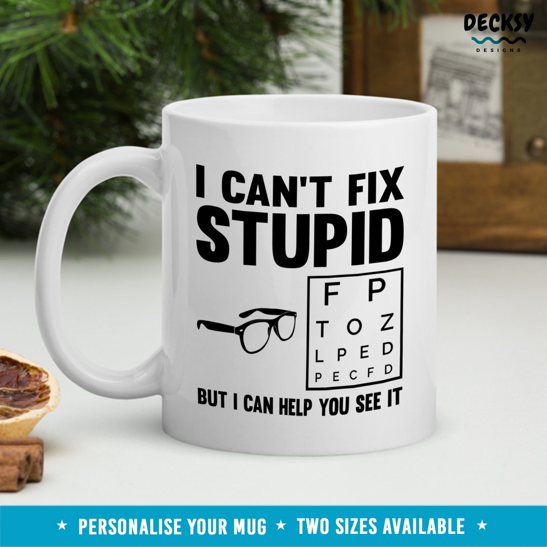 Optometrist Mug Gift for Optometrist Funny Optometry Student Etsy UK