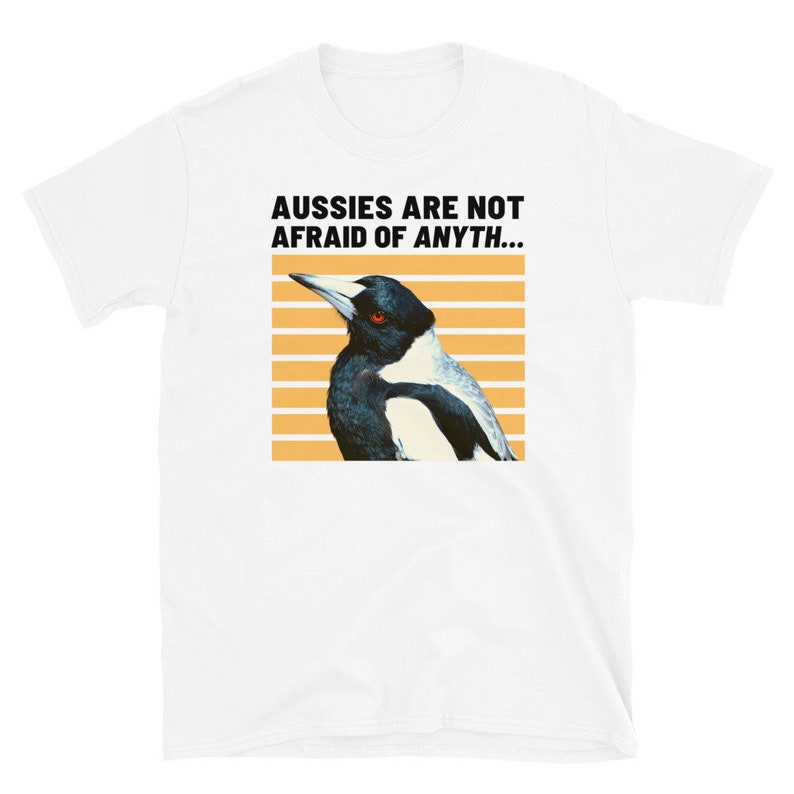 Angry Magpie Shirt, Funny Australia Tshirt, Outdoor Aussie Tee, Bird Watching Gift for Men, Funny Nature Tshirt Women, Plus Size Crewneck image 6