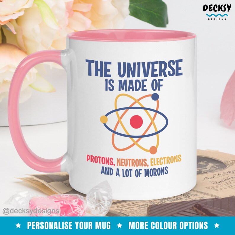 Sarcastic Coffee Mug, Science Gift, Particle Physics Mug, Funny Science Student Gift, Sassy Introvert Mug, Sarcasm Mug, Physics Teacher Mug image 7