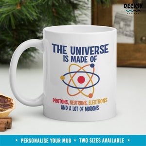Sarcastic Coffee Mug, Science Gift, Particle Physics Mug, Funny Science Student Gift, Sassy Introvert Mug, Sarcasm Mug, Physics Teacher Mug image 9