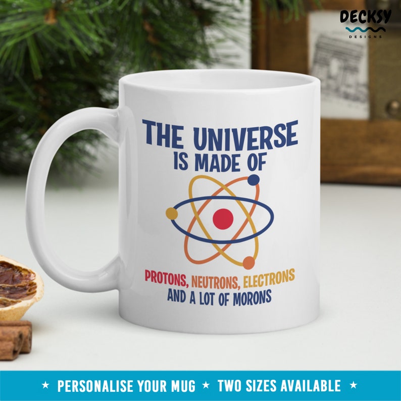 Sarcastic Coffee Mug, Science Gift, Particle Physics Mug, Funny Science Student Gift, Sassy Introvert Mug, Sarcasm Mug, Physics Teacher Mug image 9