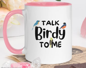 Bird Lover Gift, Bird Watcher Mug, Custom Bird Watching Gift, Personalised Birdwatching Gift For Birdwatchers, Funny Bird Nerd Present