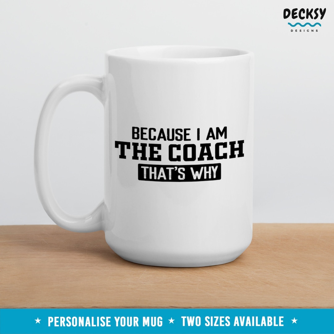 Coach Coffee Mug, Custom Coach Gift, Coach Thank You Gift, Appreciation
