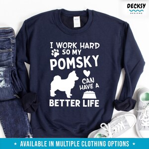 Pomsky Lover T Shirt, Gift For Pomsky Mom, Pomsky Dog Owner Tee, Pomsky Shirt Women, Pomsky Dad Sweatshirt Hoodie, Pomeranian Husky Mix Tank
