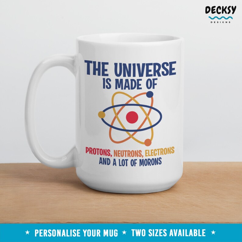 Sarcastic Coffee Mug, Science Gift, Particle Physics Mug, Funny Science Student Gift, Sassy Introvert Mug, Sarcasm Mug, Physics Teacher Mug image 3