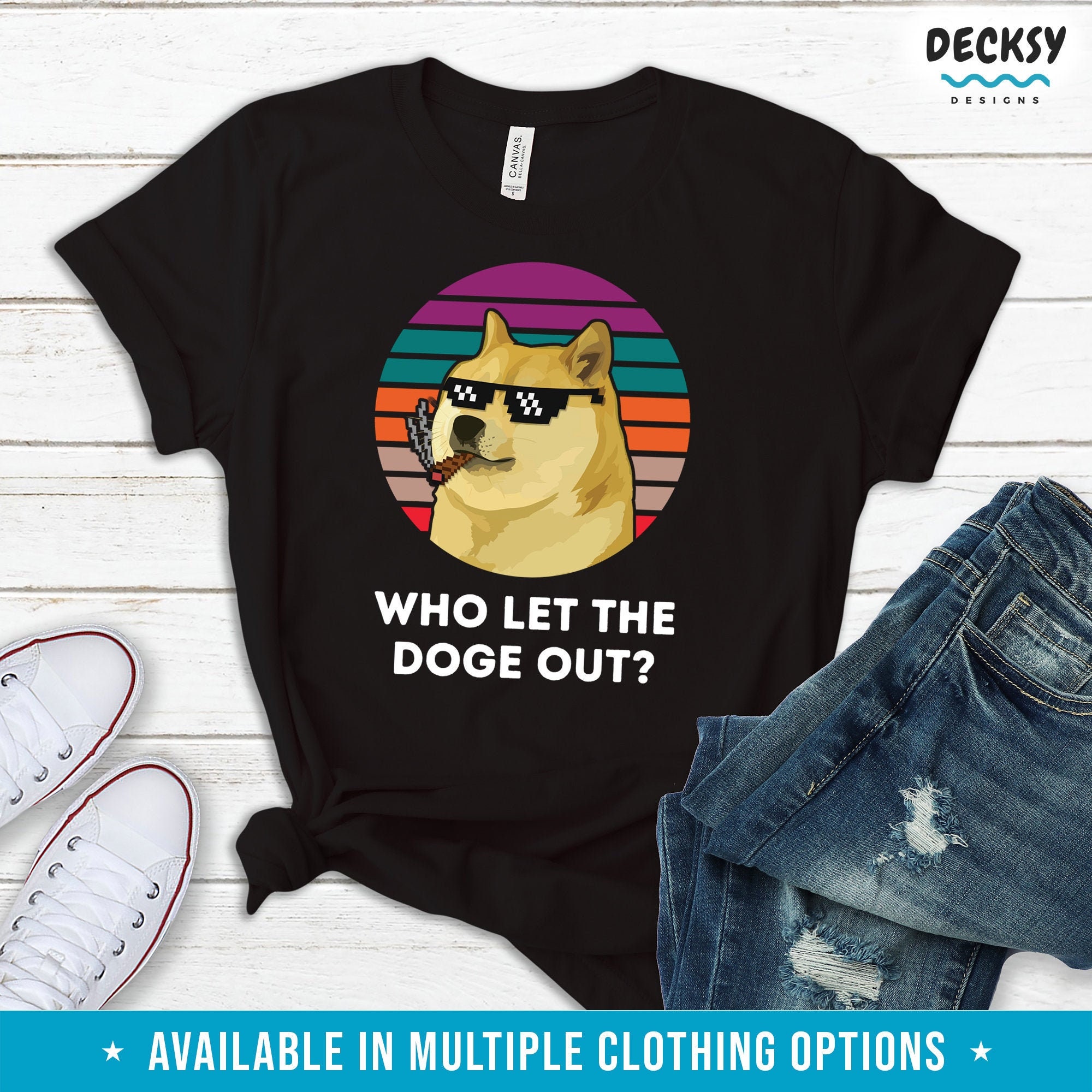 Dogecoin Tshirt, Who Let the Doge Out Shirt, Funny Doge Coin Tee, Crypto T  Shirt, Cryptocurrency Shirt, Tank Top, Jumper, Dogecoin Hoodie - Etsy