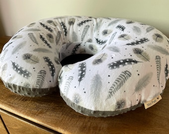 Nursing Pillow Cover-Boho-Breastfeeding Pillow Cover -Minky Pillow Cover-Baby Pillow Cover-Feeding Pillow-Nursing Pillow