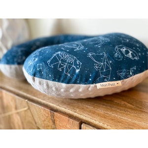 Nursing Pillow Cover-Breastfeeding Pillow Cover -Minky Pillow Cover-Baby Pillow Cover-Feeding Pillow-Nursing Pillow-Galaxy-Constellations