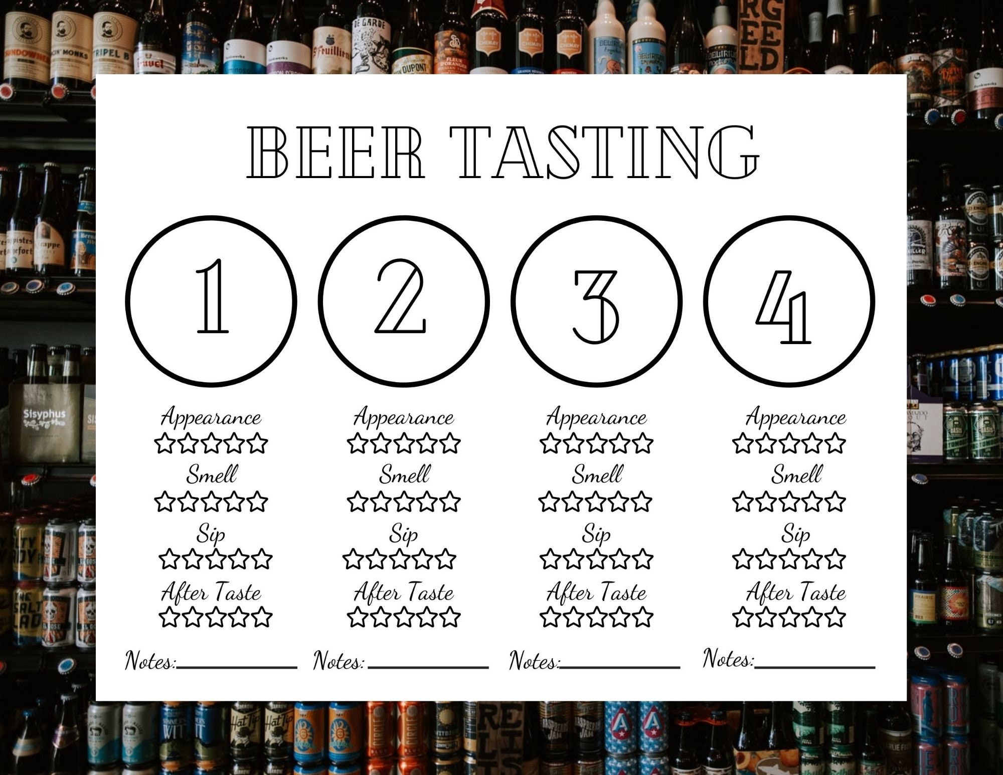 Beer Tasting Placemat Printable Beer Tasting Scorecard Etsy Beer Tasting Placemat Printable Beer Tasting Scorecard Etsy