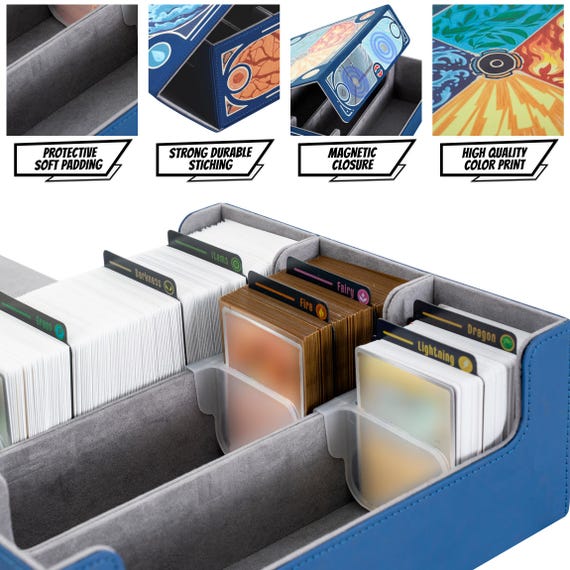 pokemon card bulk storage Amazon.com: BCW 800ct Trading Card Storage Boxes - 3 Pack main image 1