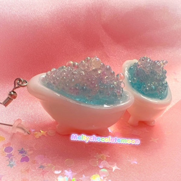 Bubble bath earrings