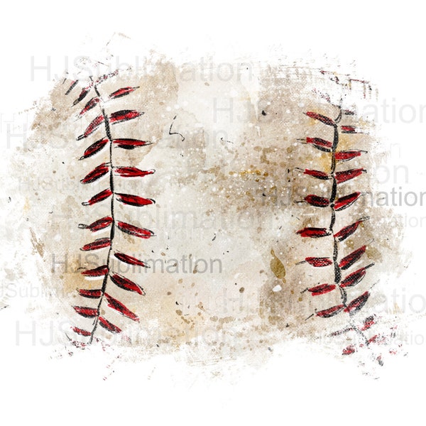 Distressed Baseball  PNG. Grunge Background.Splash Frame sublimation Design.