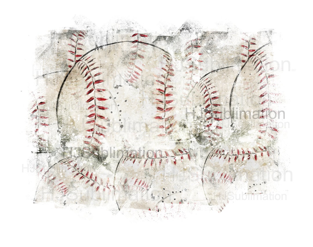 Distressed Baseball Background PNG. Splash Frame Sublimation Design. - Etsy