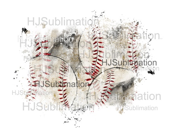 Distressed Baseball background sublimation PNG.Baseball Splash | Etsy