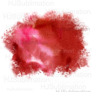 Red Watercolor Splash PNG Abstract Paint Splatter Design