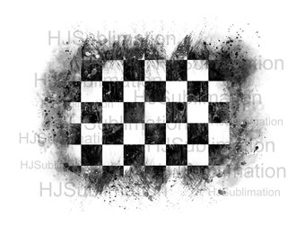 Checkered flag background png.Grunge race flag sublimation.Racing png digital download.