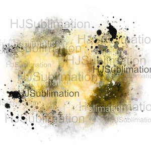 Yellow distressed background png.Smoke effect sublimation.