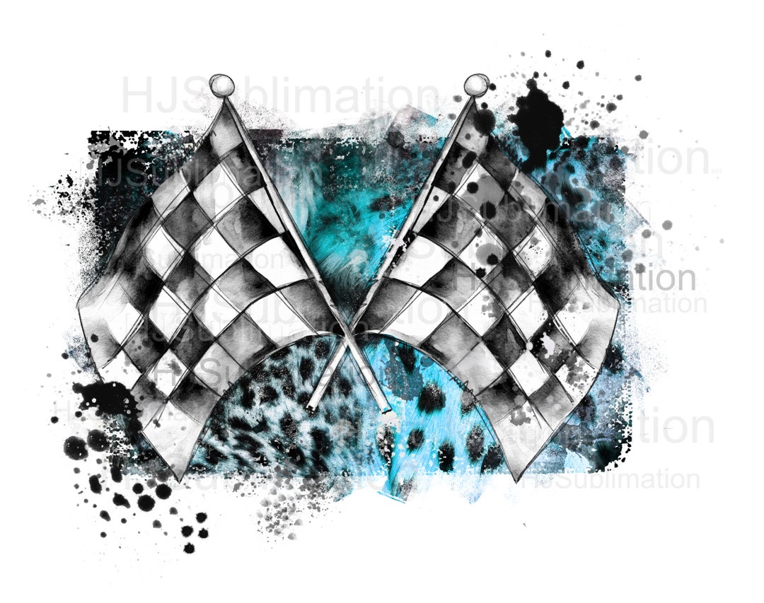 Checkered Flag Background Png.distressed Background Sublimation.racing ...