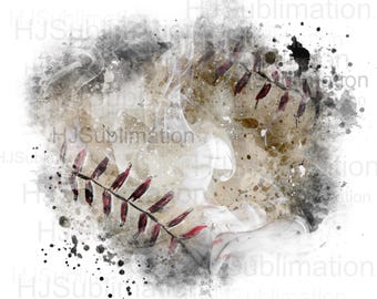 Baseball Background  PNG. Distressed Grunge Background.Splash Frame sublimation Design.