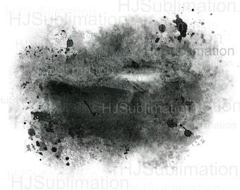Black grunge frame background png.Distressed grunge Backsplash file for sublimation.