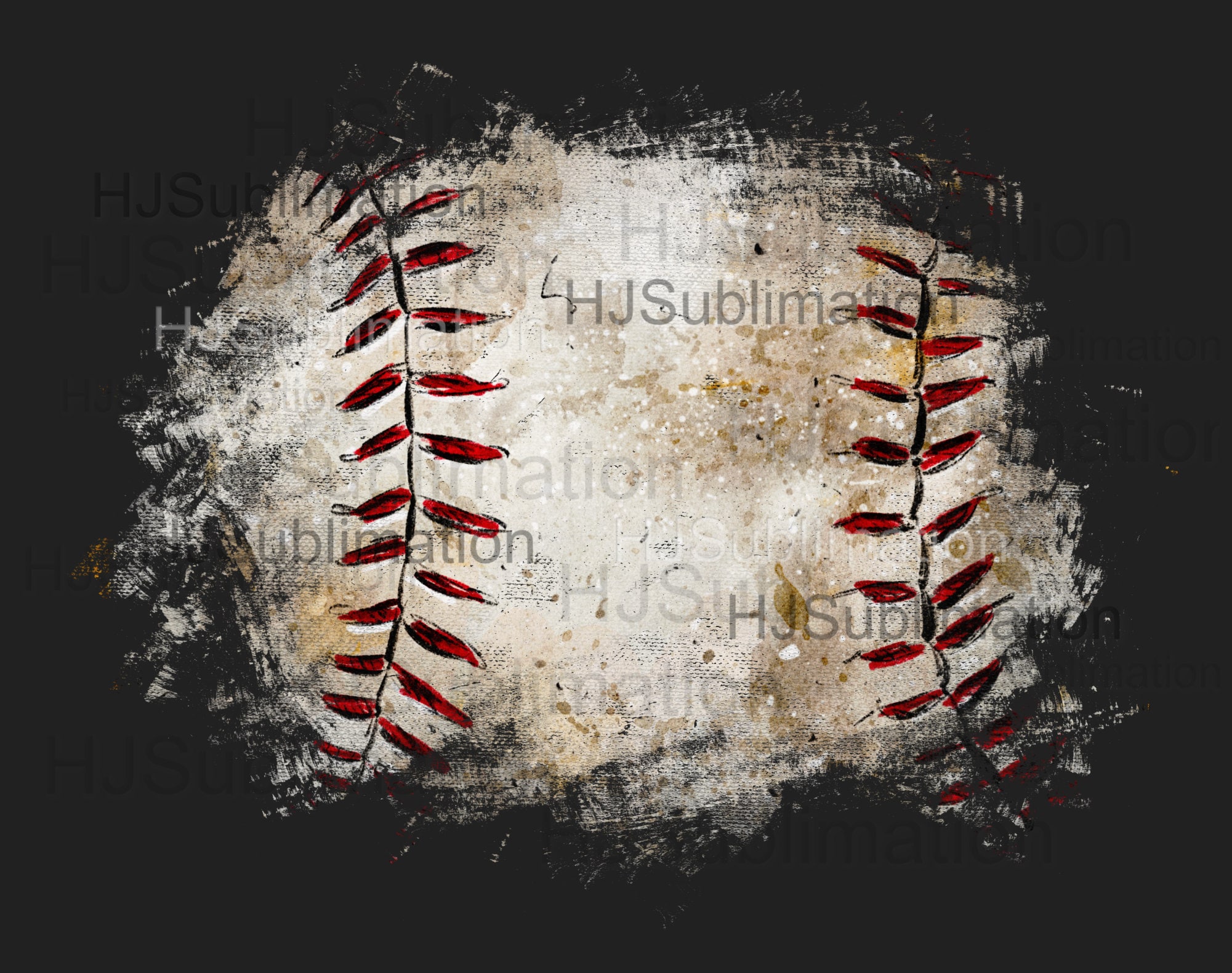 Distressed Baseball PNG. Grunge Background.splash Frame Sublimation ...