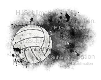 Volleyball background png.Distressed sublimation.Splash Frame sublimation Design. digital download.