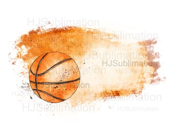 Fondo png de baloncesto angustiado.