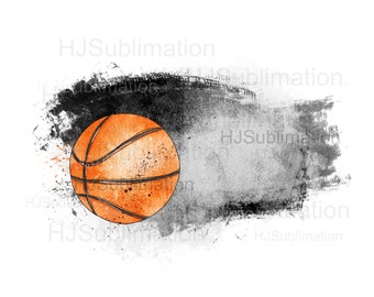 Fondo png de baloncesto angustiado.