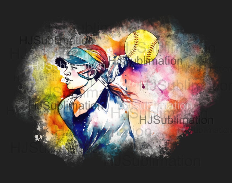 Softball Background Png. Sublimation Design. - Etsy