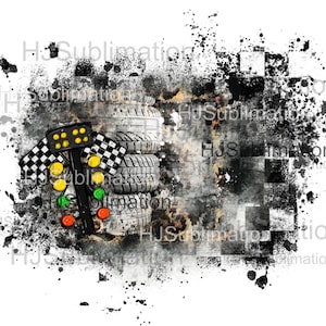 Drag racing sublimation PNG. Sublimationsdesigns.