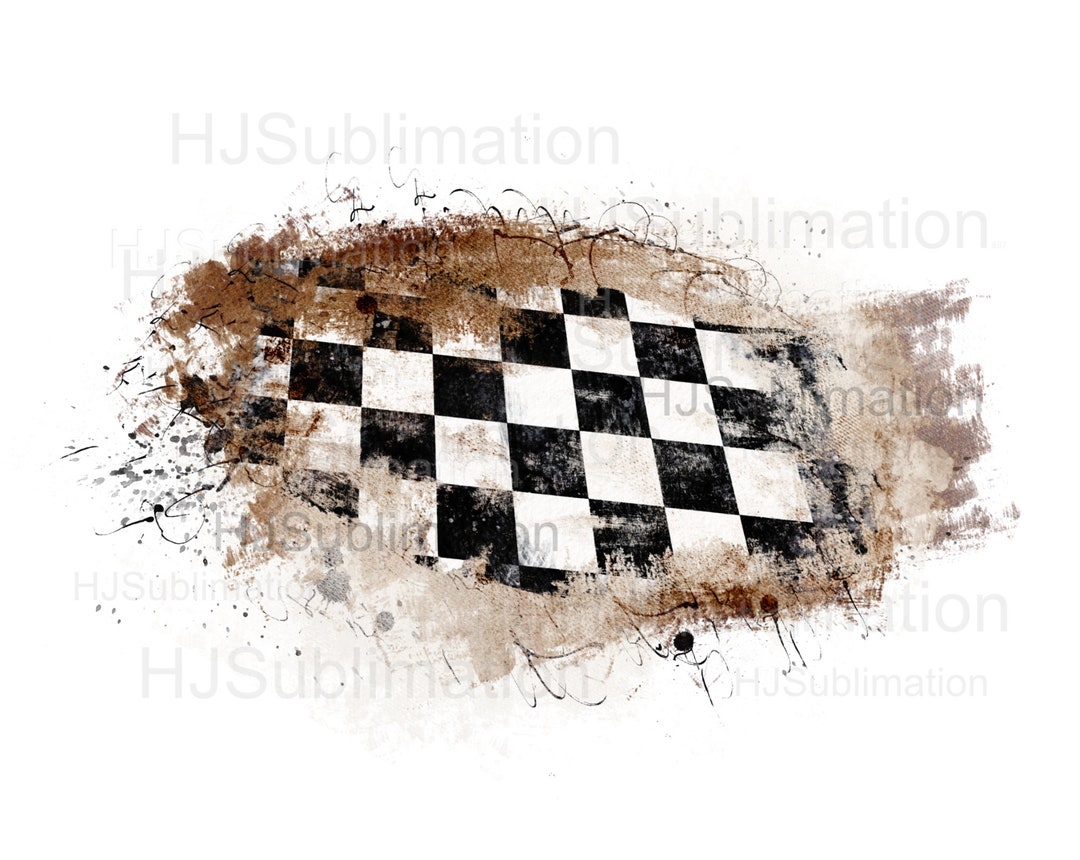 Checkered Flag Background Png.distressed Background Sublimation.racing ...
