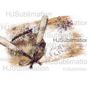Distressed Baseball  PNG. Grunge Background.Splash Frame sublimation Design.