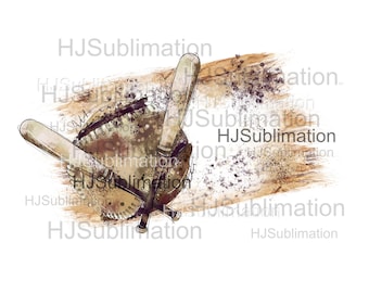 Distressed Baseball  PNG. Grunge Background.Splash Frame sublimation Design.