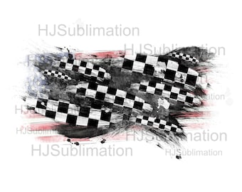 Checkered flag background png.Brush strokes sublimation.Grunge USA flag Racing png digital download.55