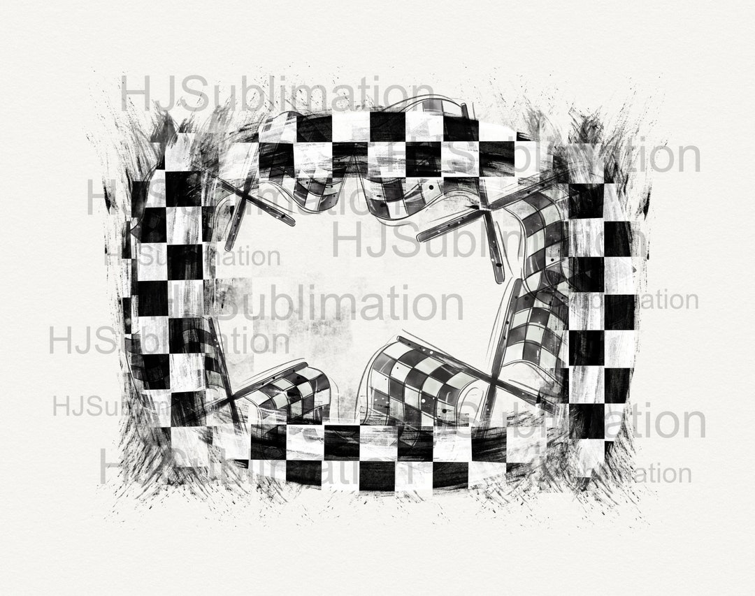 Distressed Racing Flag Background Checkered Flag Background Png.distressed Frame Background Sublimation ...