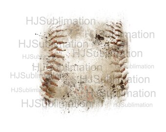 Distressed Baseball  PNG. Grunge Background.Splash Frame sublimation Design.55