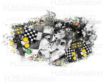 Drag Racing PNG. Checkered Flag.