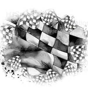 Checkered Flagge als Hintergrund png.