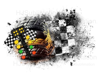 Drag Racing PNG. Checkered Flag.