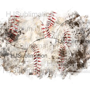 Distressed Baseball  PNG. Grunge Background.Splash Frame sublimation Design.