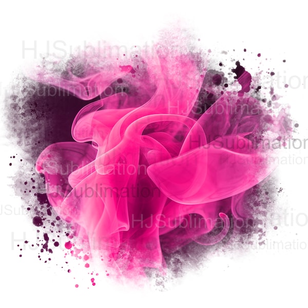 Pink Valentine smoke background png.sublimation file.