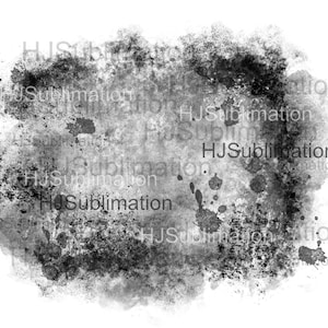 黒グランジ背景 png。昇華用のグランジ風バックスプラッシュ ファイル。56