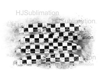 Checkered flag background png.Brush strokes sublimation. Racing png digital download.