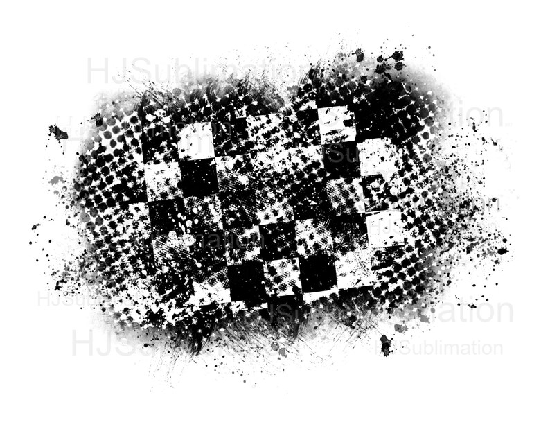 Distressed Checkered Flag PNG / Grunge Race Sublimation Design / Racing ...