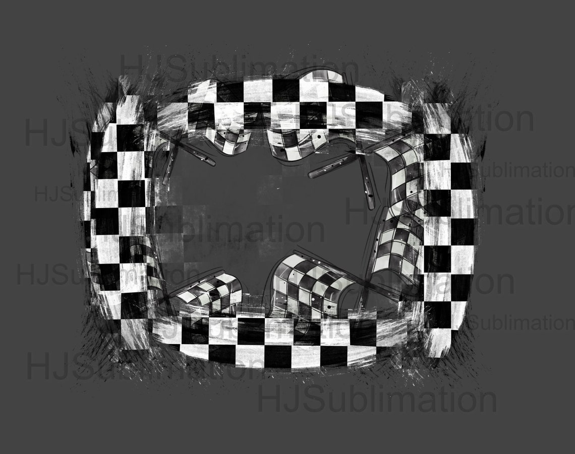 Checkered flag background png.Distressed frame background | Etsy Repeating Checkered Flag Background